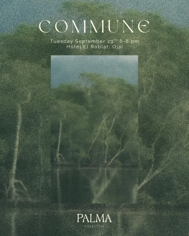 Join us at Hotel El Roblar on Tuesday, September 29 from 6–8 pm for Commune with PALMA Colectiva, led by Kendal White, Raquel Barrantes & Roni Yohanan.
Through breath, sound and devotional song, the evening offers a space to gather and connect more deeply with the present moment.
Tickets via link in bio.