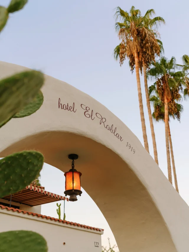As you make your way down East Ojai Avenue, our original arch lets you know: you have arrived.