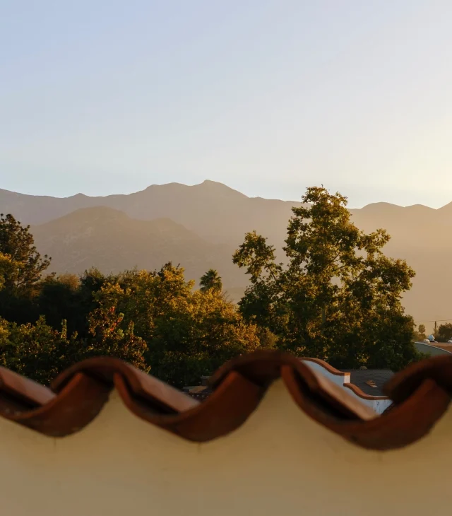 Sunrise over the Topatopas, a reward reserved for early risers.